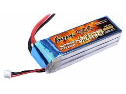 Gens Ace 3S1P 2600mAh 11.1v 25C Lipo battery pack